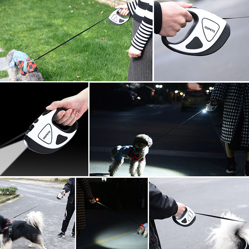 LED Retractable Dog Leash β Safe, Strong & Stylish Night Walks - Isla's Pet Boutique