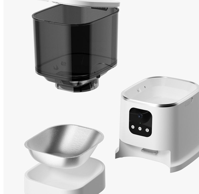Smart Automatic Pet Feeder – Keep Pets Happy, Healthy & Fed Anytime (Key / App / Camera) - Isla's Pet Boutique