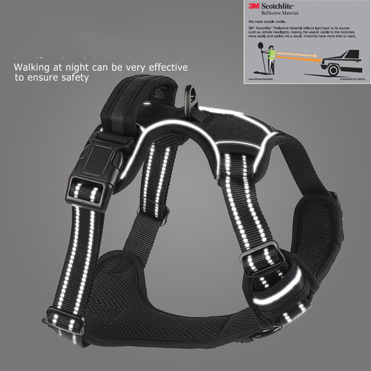 No-Pull Reflective Dog Harness – Breathable, Safe & Comfortable Walks - Isla's Pet Boutique