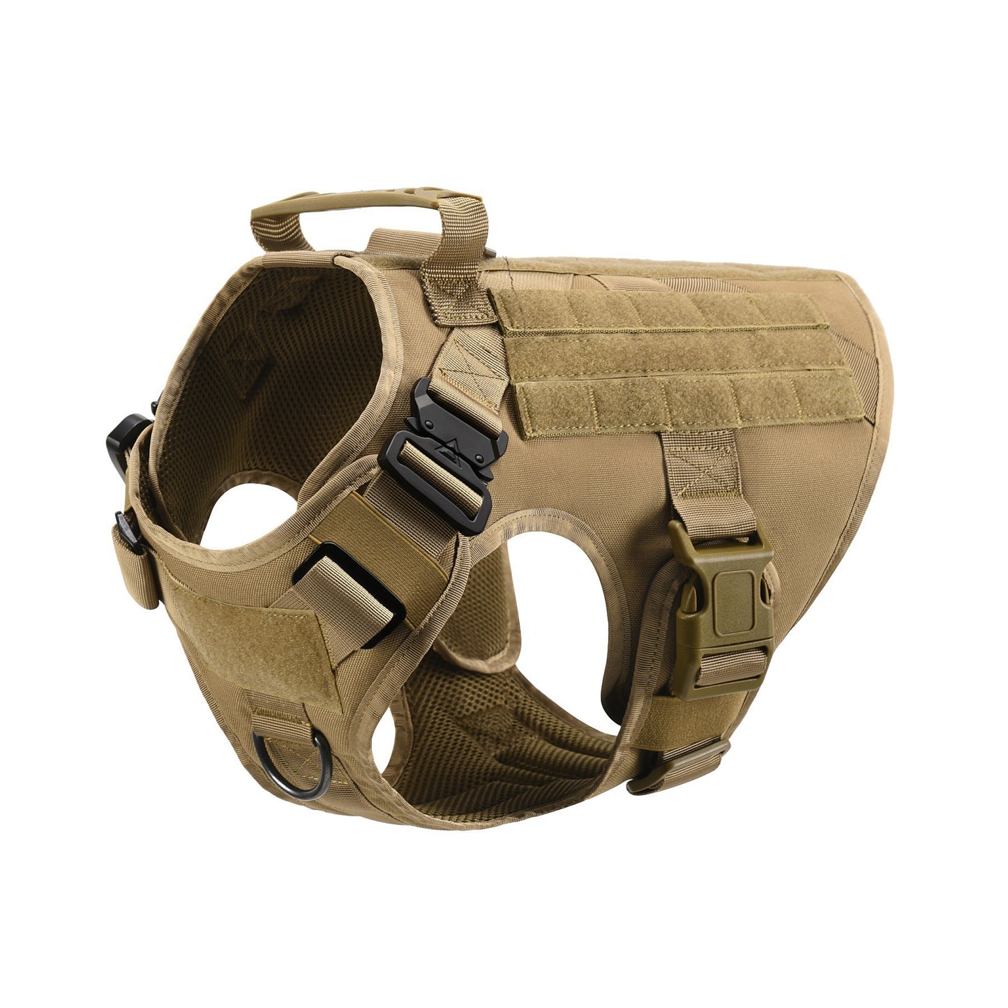 Tactical Dog Harness & Leash Set – Heavy-Duty K9 Training Vest for Working & Active Dogs (S–XL) - Isla's Pet Boutique