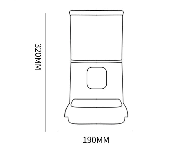 Smart Automatic Pet Feeder – Keep Pets Happy, Healthy & Fed Anytime (Key / App / Camera) - Isla's Pet Boutique