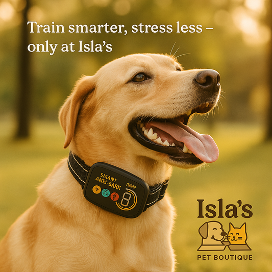 Smart Anti-Bark Collar — Humane, Rechargeable & Waterproof (IP67) - Isla's Pet Boutique