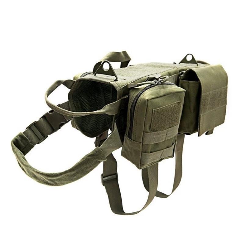 Tactical Dog Harness with Molle System β Adjustable Military-Grade Training Vest for All Breeds - Isla's Pet Boutique