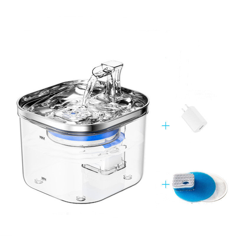 Smart Stainless Steel Pet Water Fountain - Isla's Pet Boutique