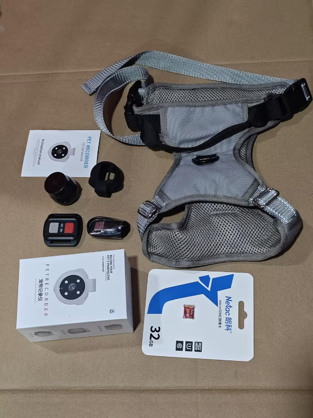 Pet Recorder Collar with GPS & HD Camera – Lightweight, Waterproof, Wide-Angle Pet Camera Collar - Isla's Pet Boutique