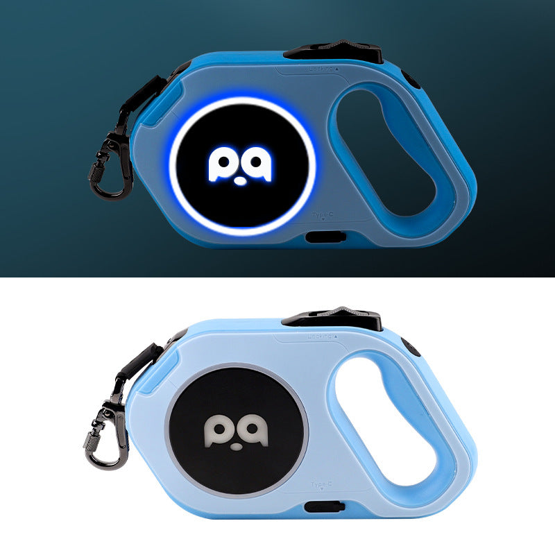 LED Retractable Dog Leash โ Rechargeable Light, Tangle-Free, Heavy-Duty Control for Safe Night Walks - Isla's Pet Boutique