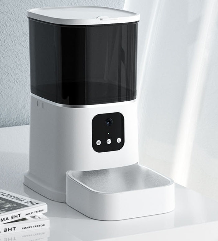 Smart Automatic Pet Feeder – Keep Pets Happy, Healthy & Fed Anytime (Key / App / Camera) - Isla's Pet Boutique