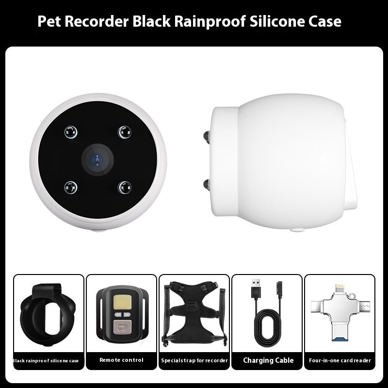 Pet Recorder Collar with GPS & HD Camera – Lightweight, Waterproof, Wide-Angle Pet Camera Collar - Isla's Pet Boutique