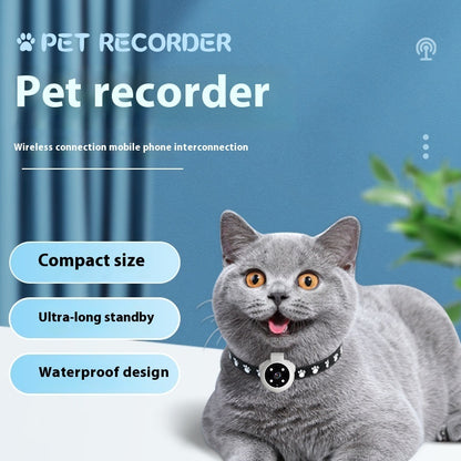Pet Recorder Collar with GPS & HD Camera – Lightweight, Waterproof, Wide-Angle Pet Camera Collar - Isla's Pet Boutique