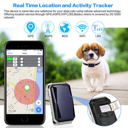 EDTara G12 GPS Smart Pet Locator – Waterproof, Real-Time Tracking Collar - Isla's Pet Boutique