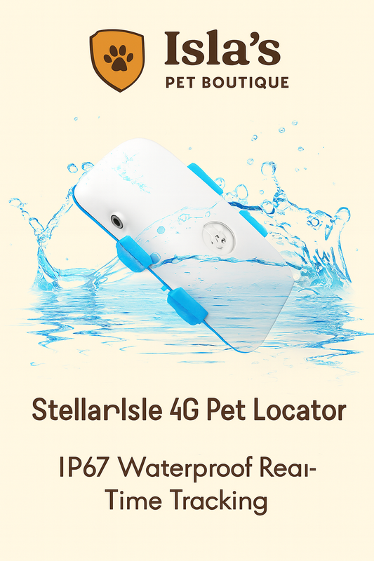 StellarIsle 4G GPS Pet Tracker – Smart 4G Anti-Lost Waterproof Collar - Isla's Pet Boutique