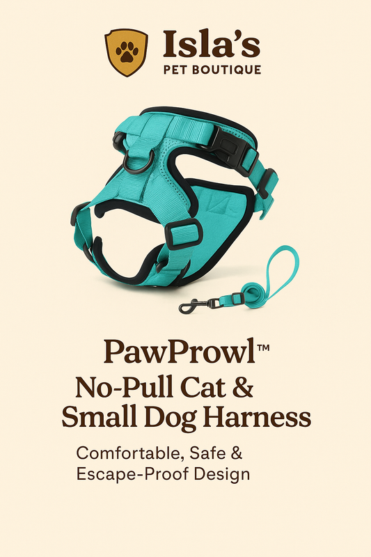 PawProwl™ No-Pull Cat & Small Dog Harness – Comfortable, Safe & Escape-Proof Design - Isla's Pet Boutique