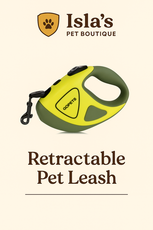 LED Retractable Dog Leash – Safe, Strong & Stylish Night Walks - Isla's Pet Boutique