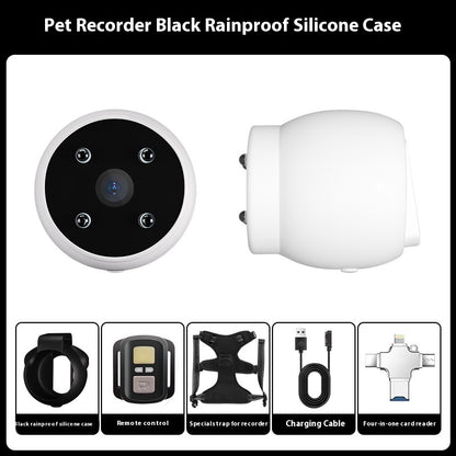Pet Recorder Collar with GPS & HD Camera – Lightweight, Waterproof, Wide-Angle Pet Camera Collar - Isla's Pet Boutique